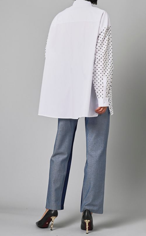 ドットレース切替シャツ