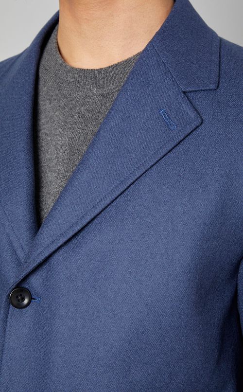 ウールカシミヤフランネルジャケット