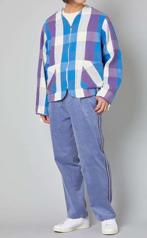 フランネルチェックライナーシャツ