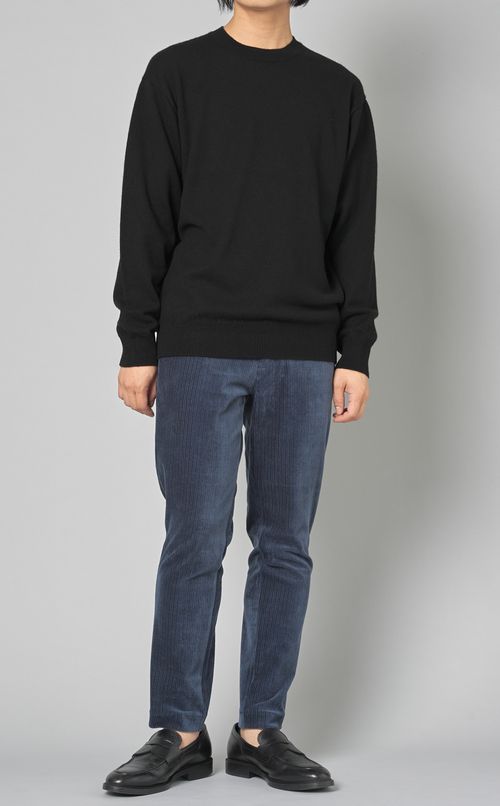 カシミヤプルオーバーニット