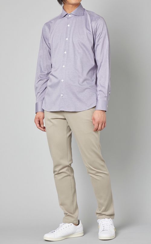 プレミアムオーキッドジャージシャツ