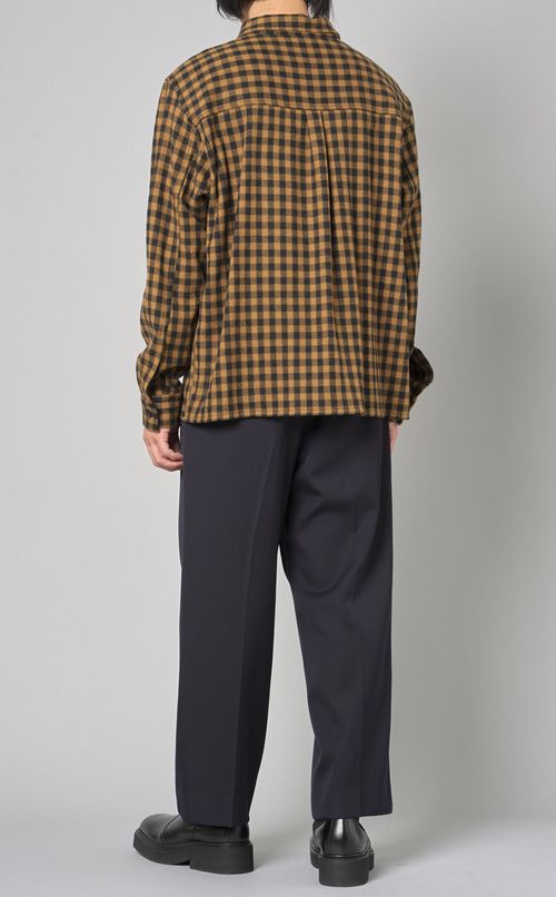 ダブルポケットチェックシャツ