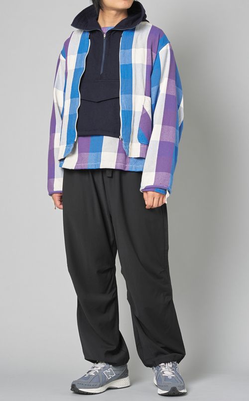 フランネルチェックライナーシャツ