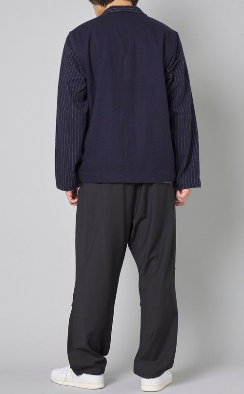 エコウールオープンカラーシャツ