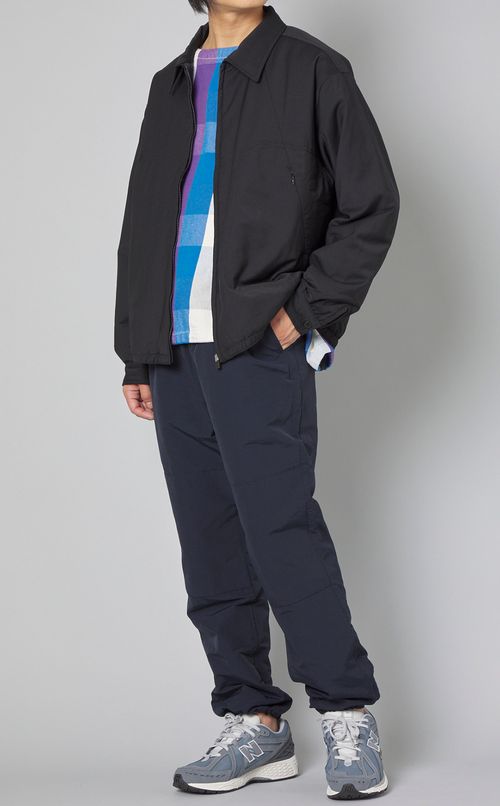 ウールサテンパフブルゾン