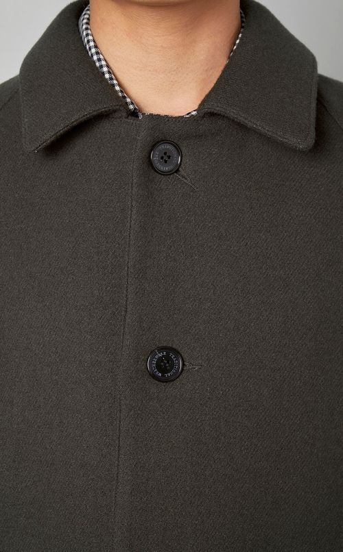 ウールメルトンバルカラーコート