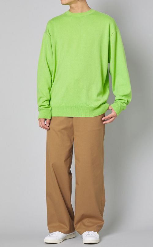 カシミヤプルオーバーニット