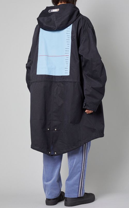 プリントパッチパーカー