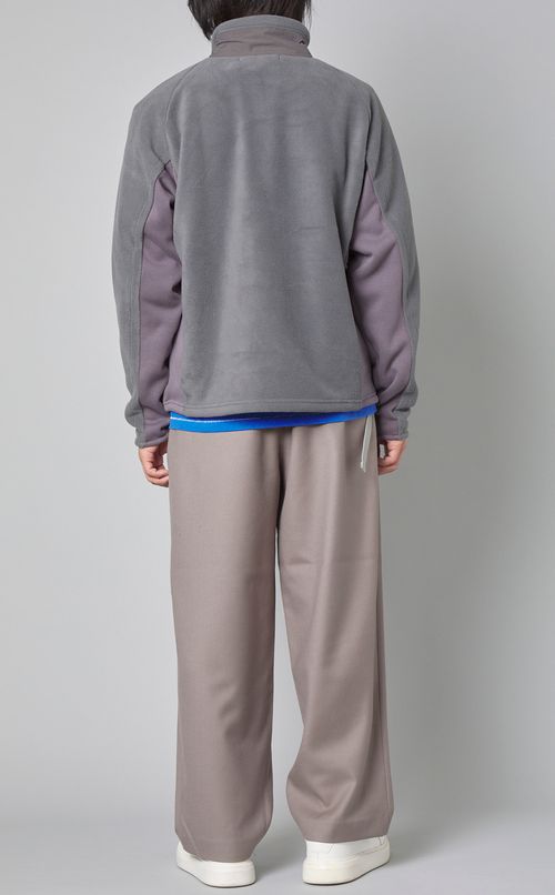 マイクロフリースジップブルゾン