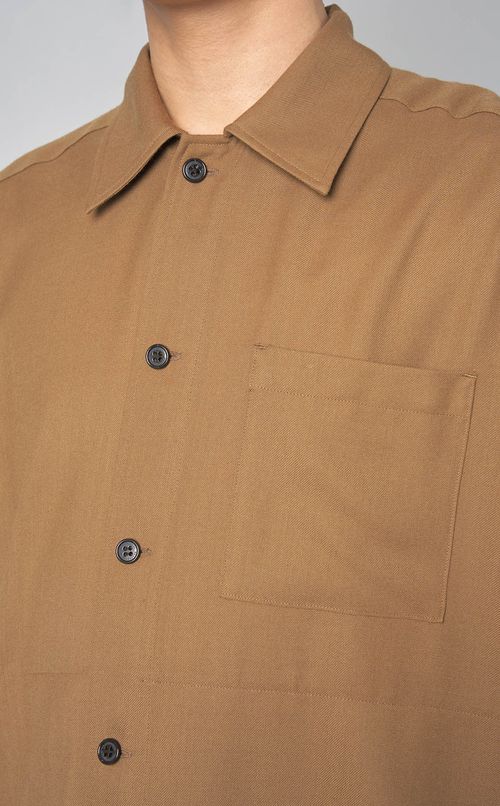 ウールビエラオーバーシャツ