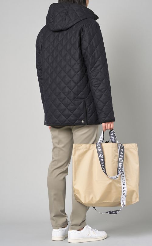 ウールウェーバリーフードブルゾン