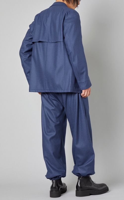 ウールカシミヤフランネルジャケット