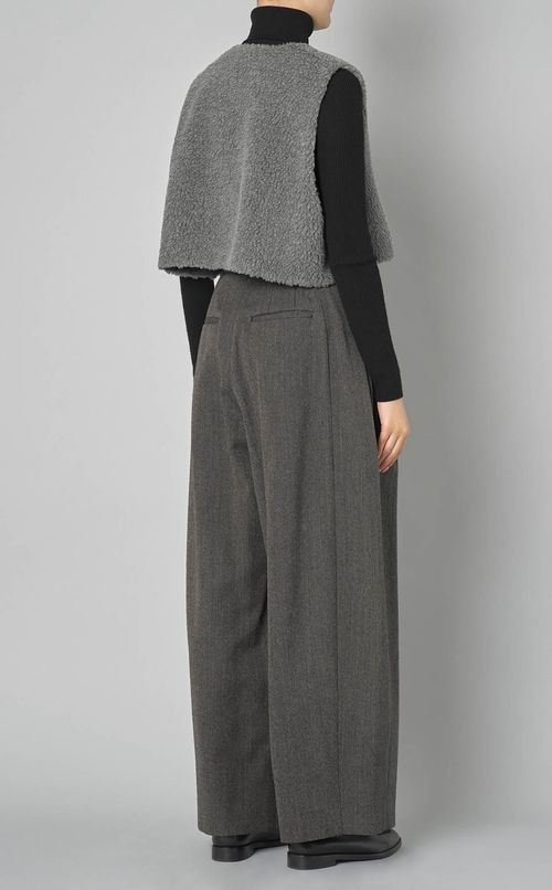 プードルボアショートジレ