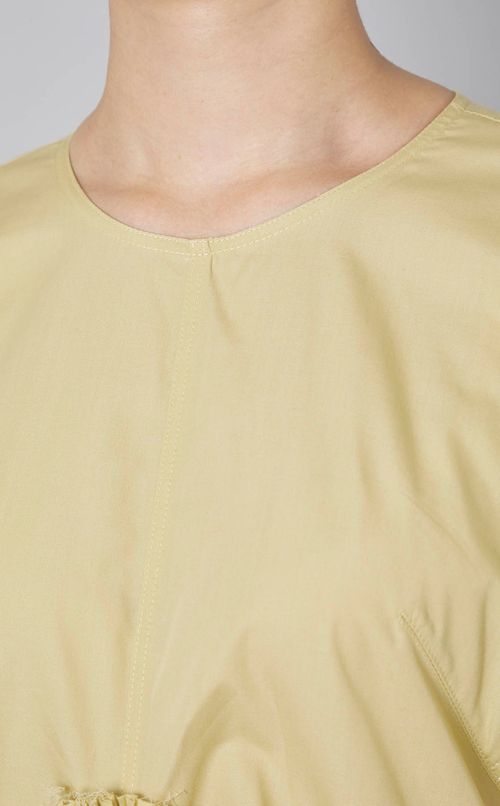 ワイドスリーブプリーツブラウス