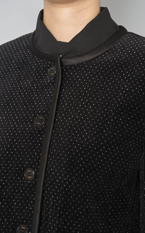 ノーカラーショートジャケット