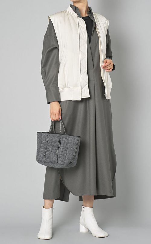 ウールスキッパーロングワンピース