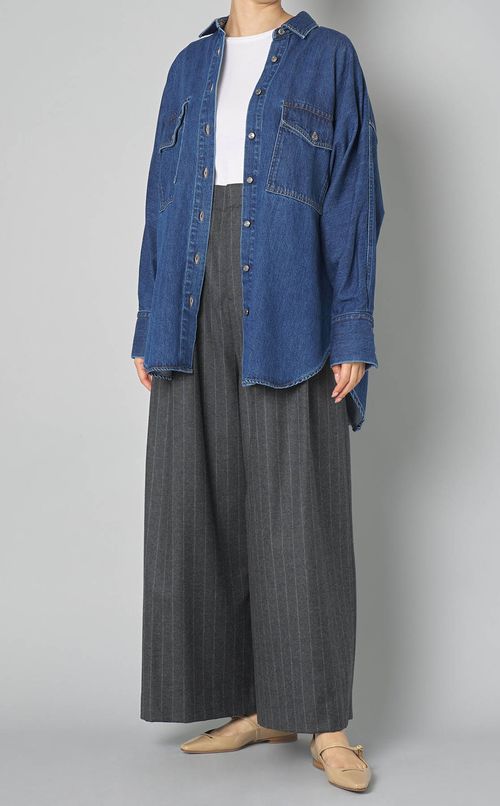 デニムオーバーシャツ