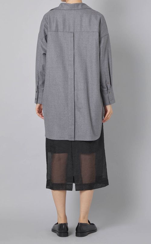 ウールフランネルスキッパーシャツ