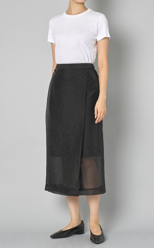 オーガンジーラップスカート