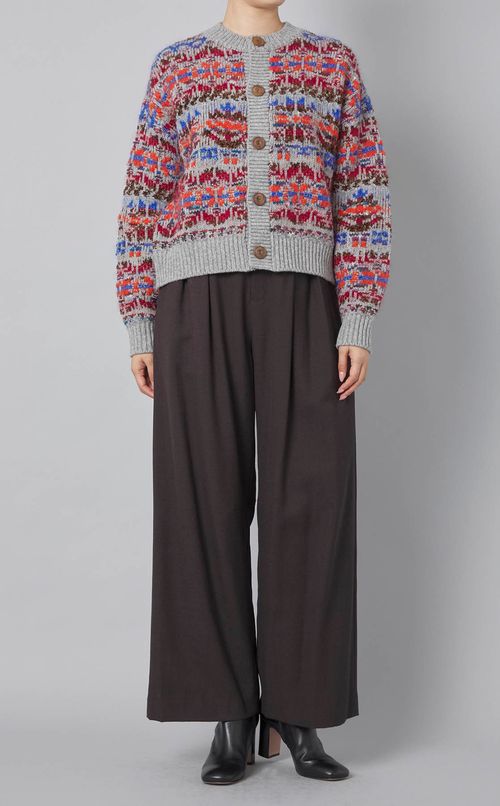 ウールフェアアイルカーディガン