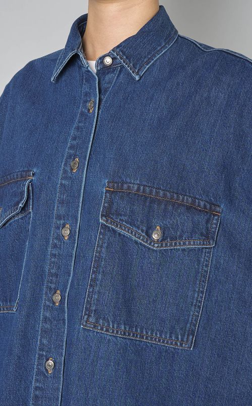 デニムオーバーシャツ