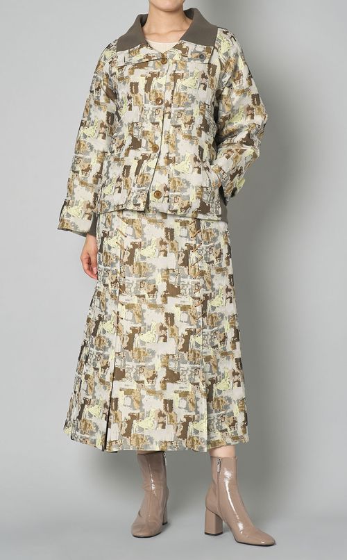 マルチカラーレースアップスカート