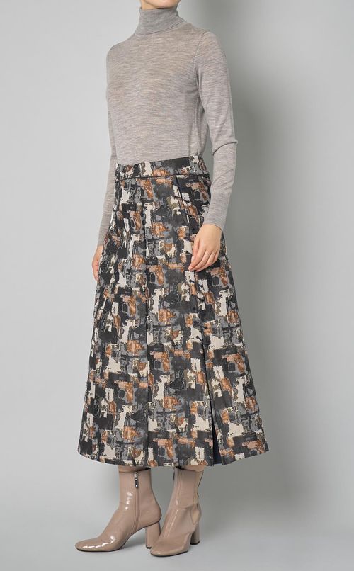 マルチカラーレースアップスカート