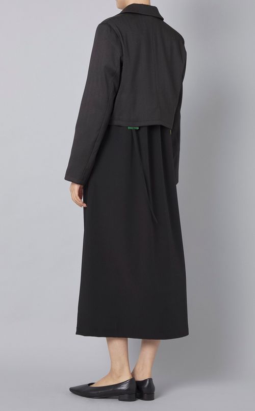 スリーブファスナーショートジャケット