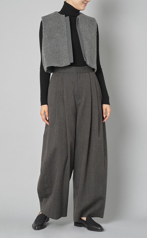 プードルボアショートジレ