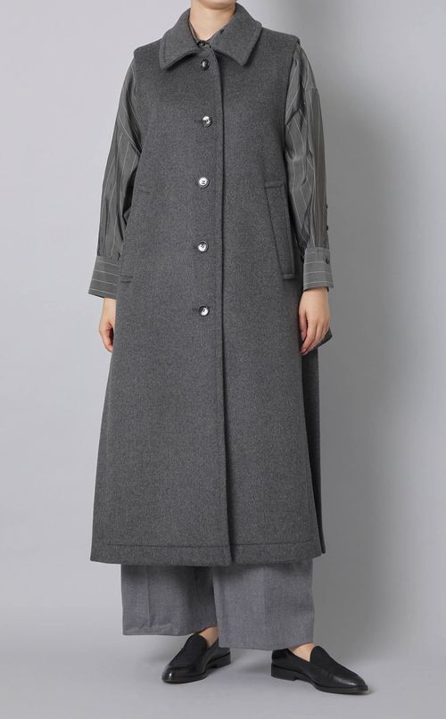 ウールフランネルワイドパンツ