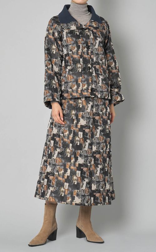 マルチカラーレースアップスカート