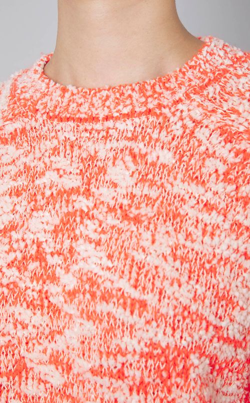 メランジウールコットンニット