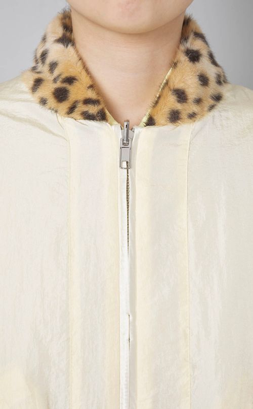 レオパードカラーショートブルゾン