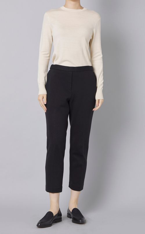 ダブルニットテーパードパンツ