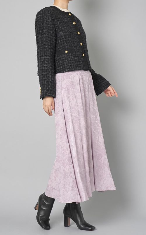 モノトーンツイードジャケット