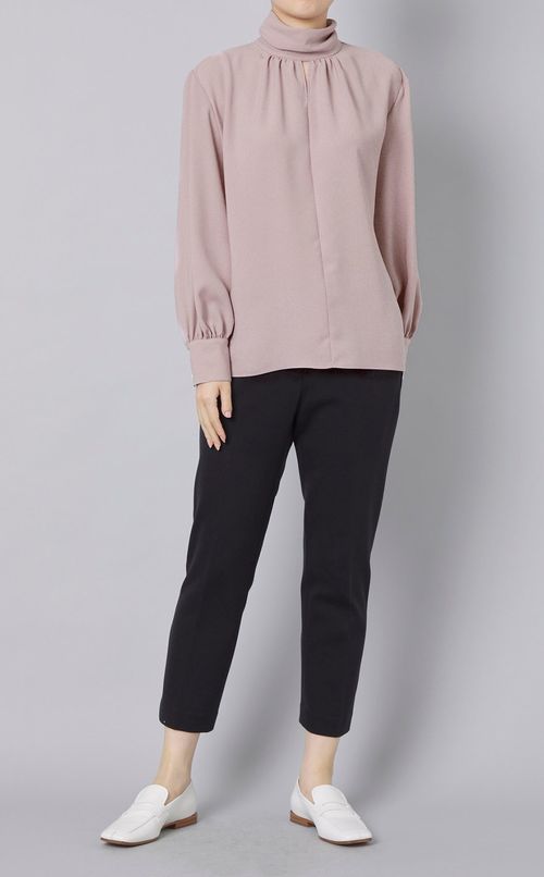 ダブルニットテーパードパンツ