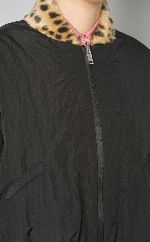 レオパードカラーショートブルゾン