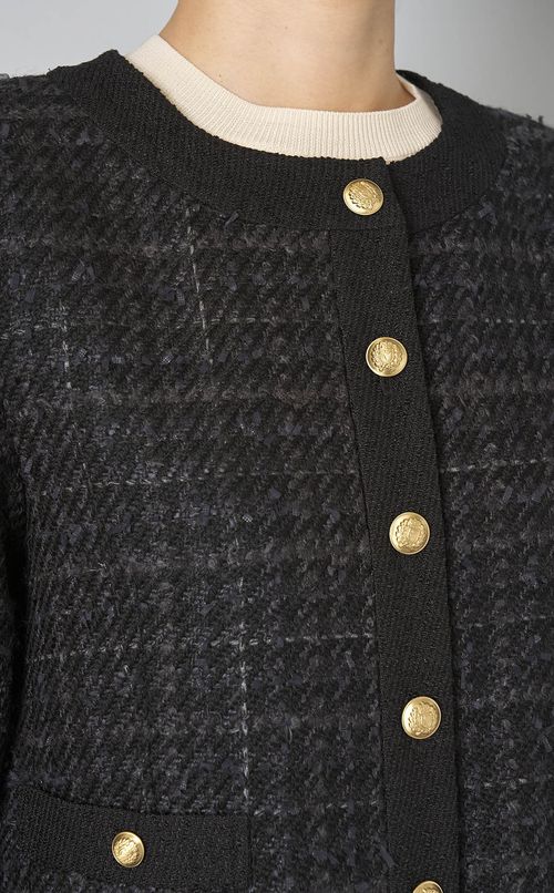 モノトーンツイードジャケット