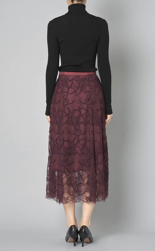 モールエンブロイダリースカート