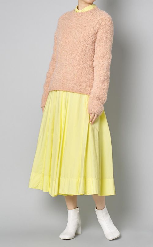 ブークレークルーネックニットプルオーバー