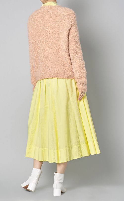 ブークレークルーネックニットプルオーバー