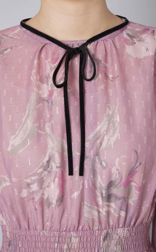 ペイントフラワーワンピース