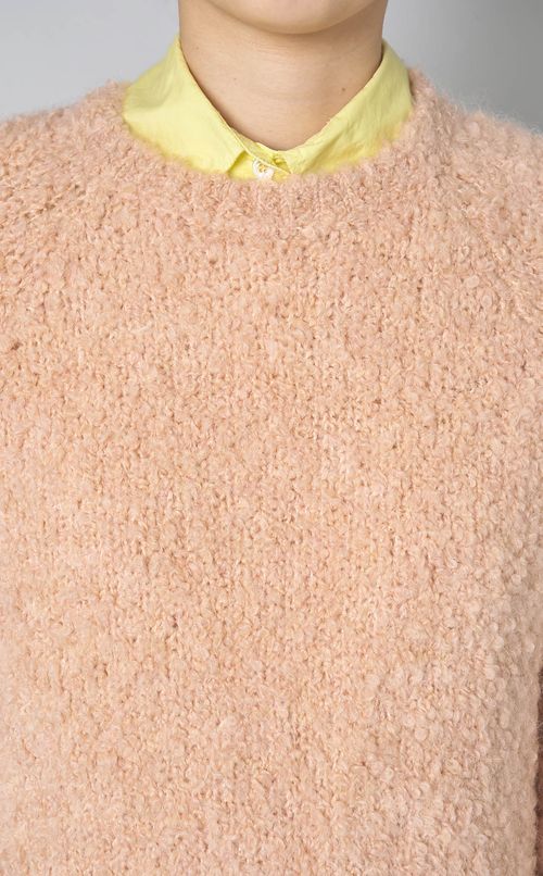 ブークレークルーネックニットプルオーバー