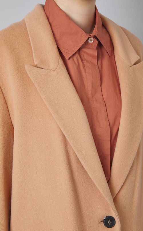 ウールシングルチェスターコート