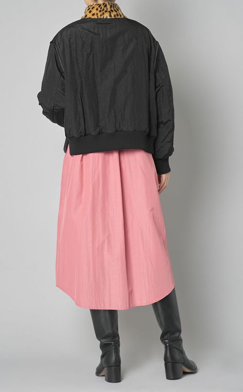 レオパードカラーショートブルゾン