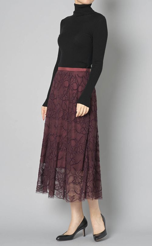 モールエンブロイダリースカート