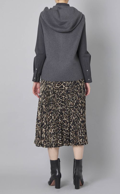 ウールカシミヤフーディベスト