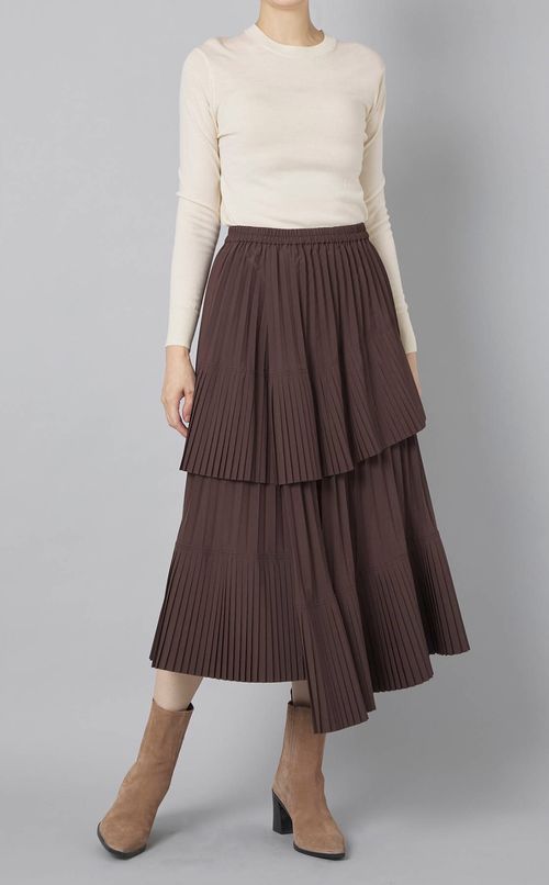 ランダムプリーツスカート