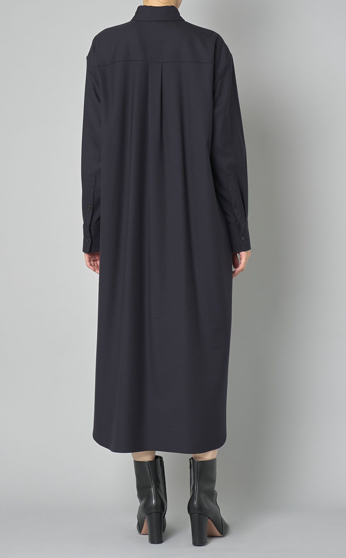 Theory｜ウールフランネルシャツワンピース