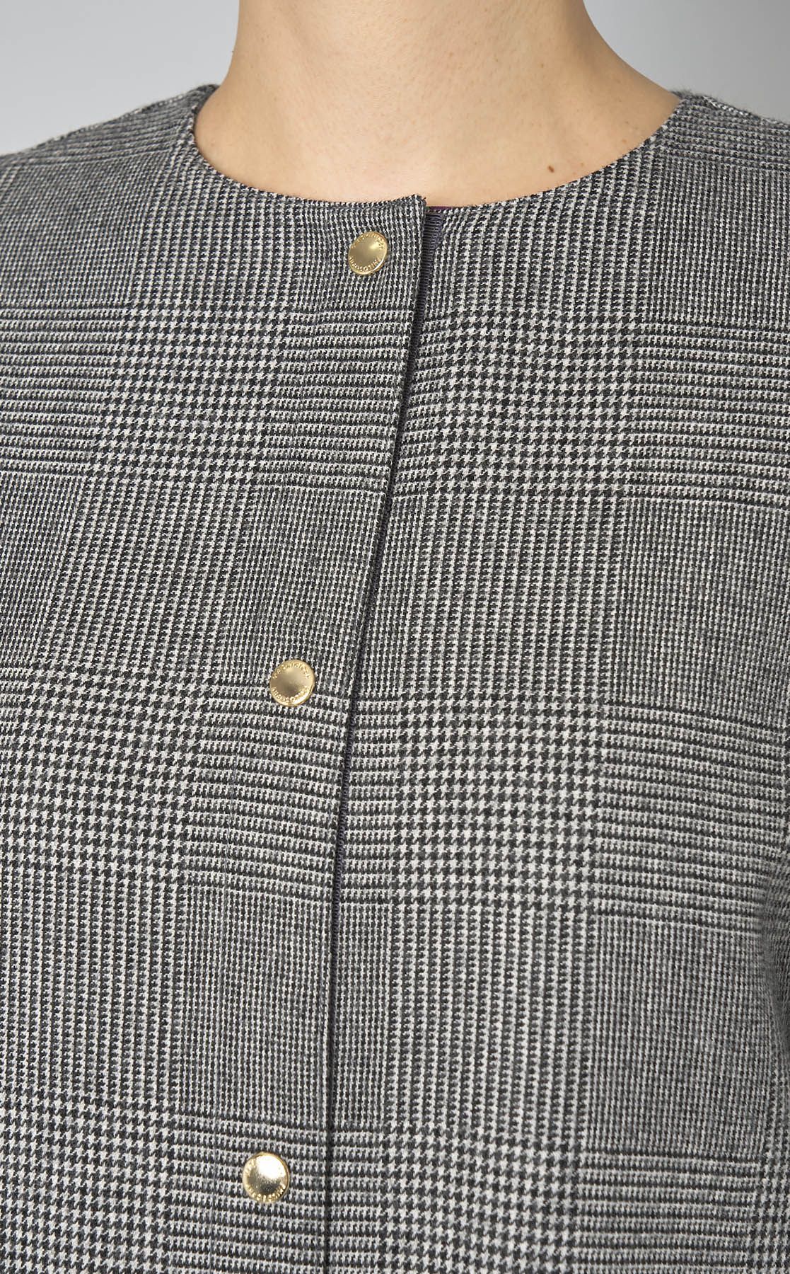 MACKINTOSH PHILOSOPHY｜リバーシブルノーカラーコート